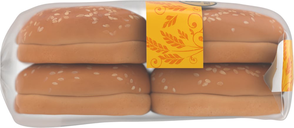 slide 2 of 6, Private Selection Sesame Extra Large Enriched Sandwich Rolls, 8 ct; 22 oz