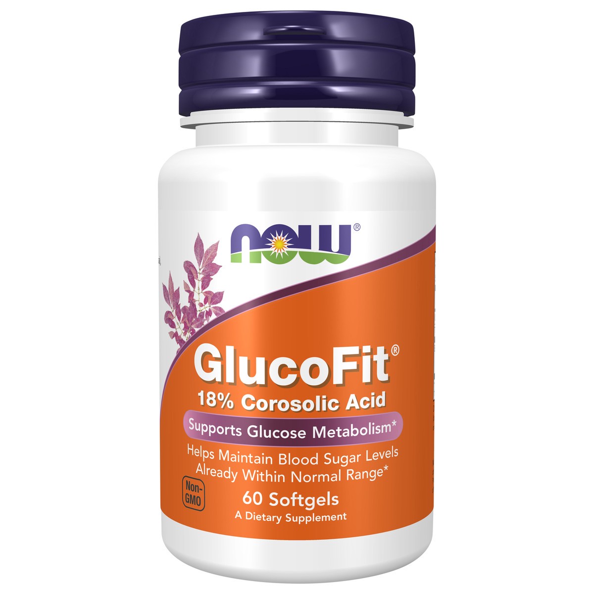 slide 1 of 4, NOW GlucoFit&reg; - 60 Softgels, 60 ct