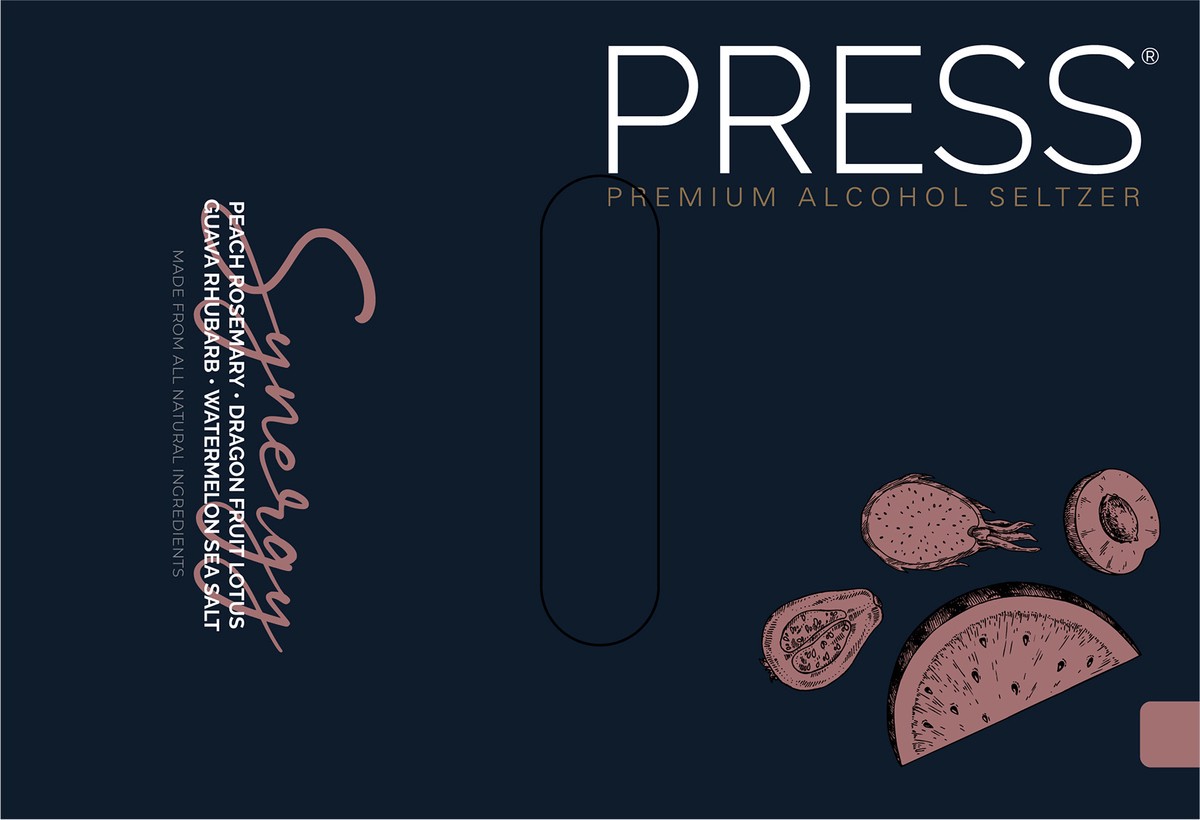slide 8 of 8, PRESS Premium Alcohol Seltzer Synergy Variety 12 Pack, 12 ct; 12 oz