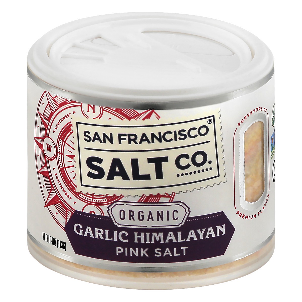 slide 9 of 13, San Francisco Salt Co. San Francisco Organic Garlic Salt, 4 oz