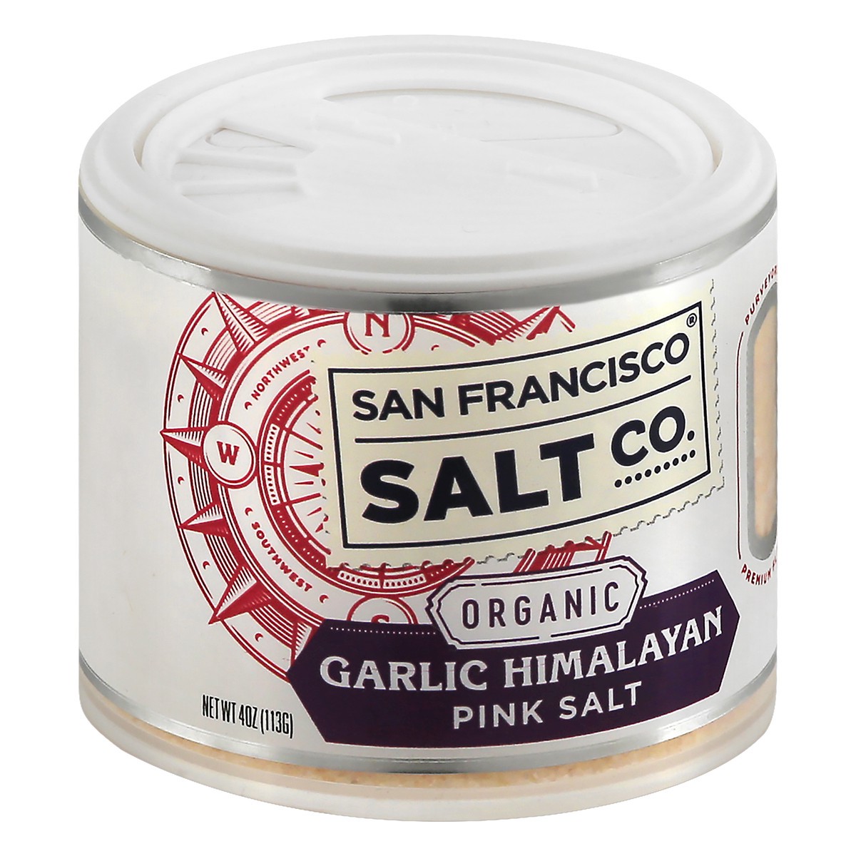 slide 13 of 13, San Francisco Salt Co. San Francisco Organic Garlic Salt, 4 oz