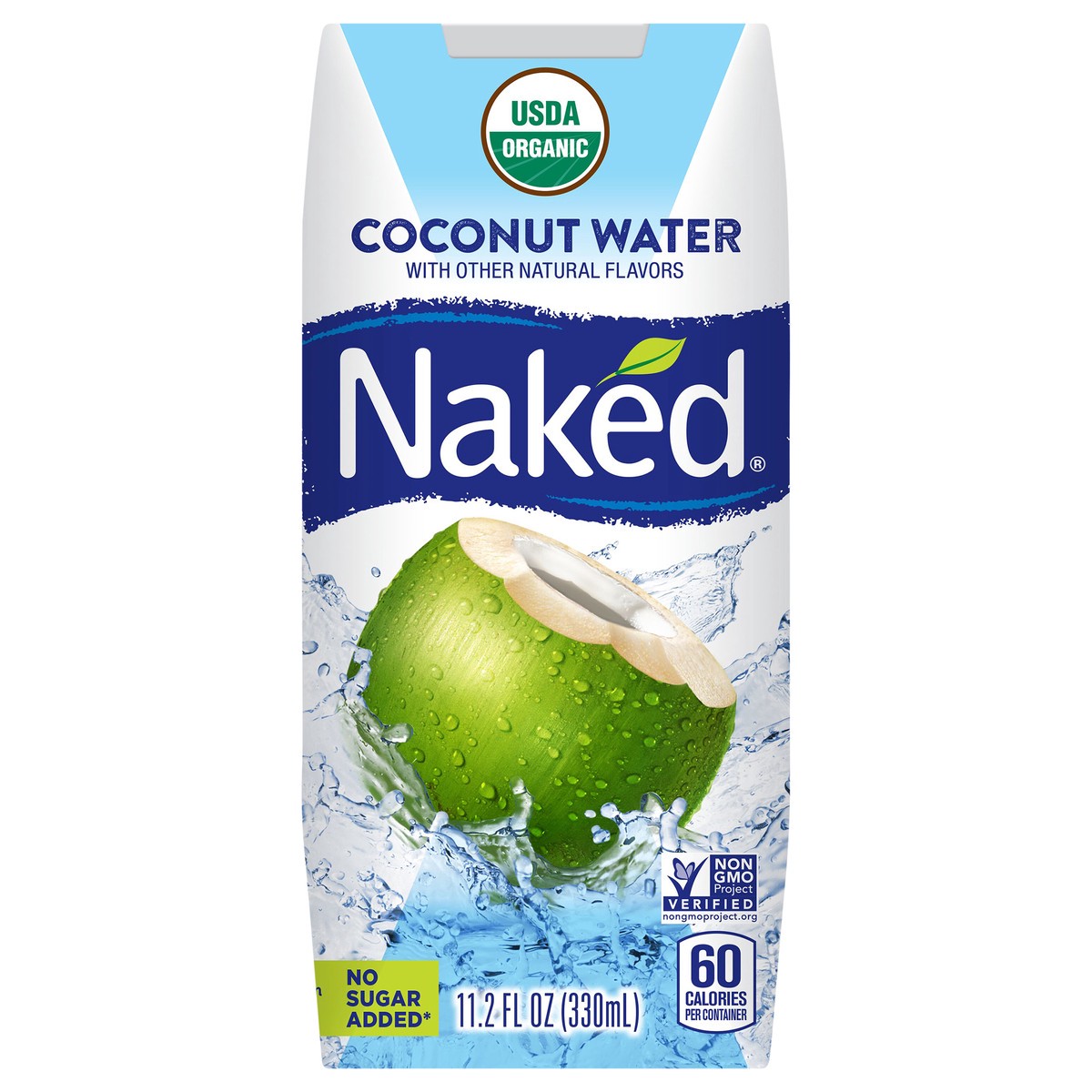 slide 1 of 9, Naked Coconut Water, Organic Pure, 11.2 oz