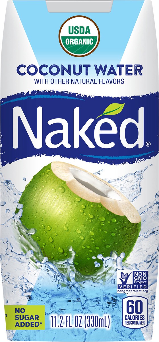 slide 7 of 9, Naked Coconut Water, Organic Pure, 11.2 oz