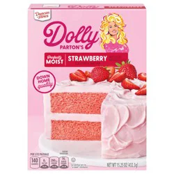 Duncan Hines Dolly Parton's Strawberry Flavored Cake Mix - 15.25 oz