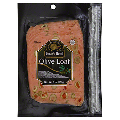 slide 1 of 1, Boar's Head Pre-Sliced Olive Loaf, 6 oz