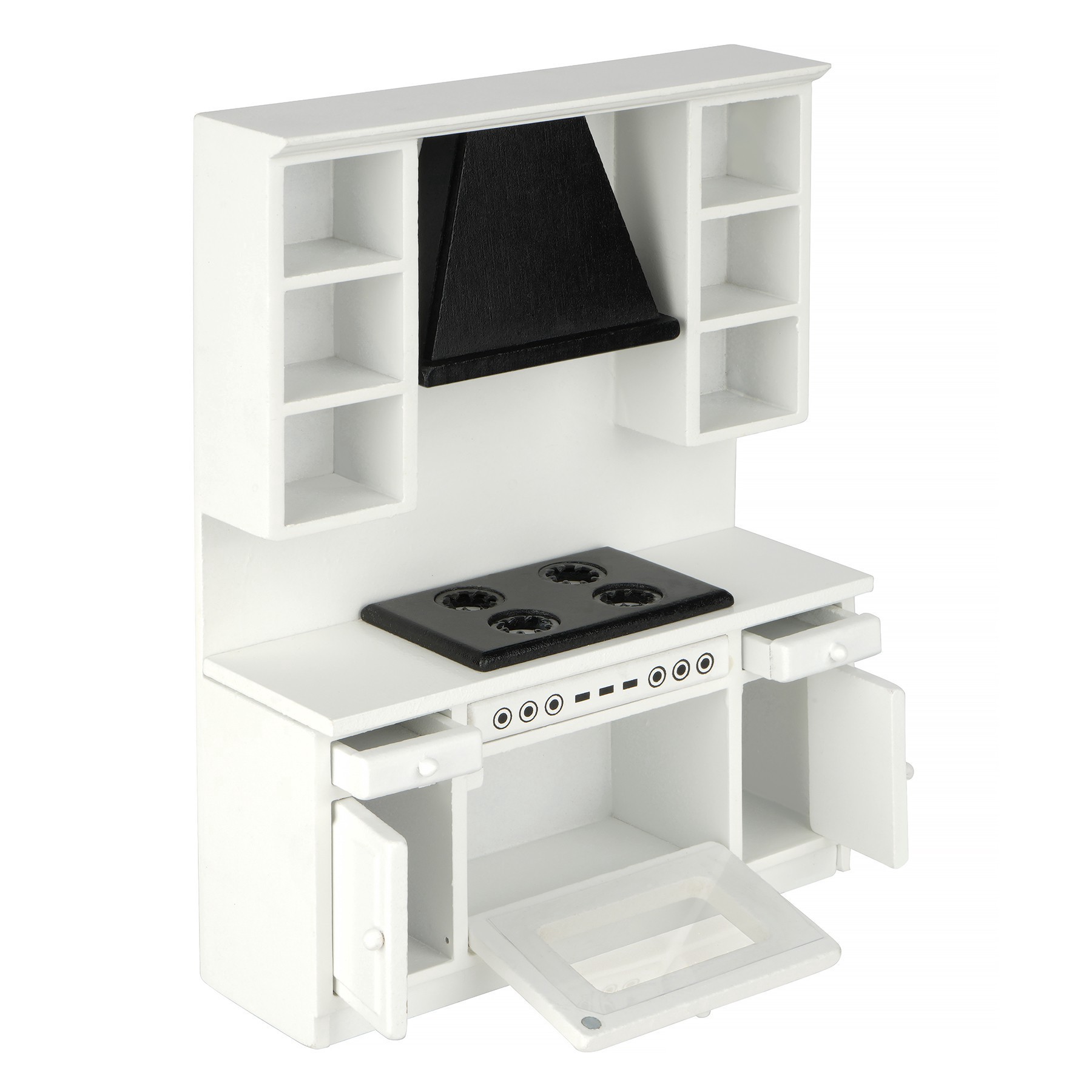 slide 2 of 2, Miniature Kitchen Stove By Make Market, 1:12 scale