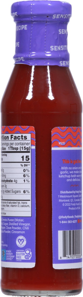 slide 7 of 9, Fody Ketchup, 11.7 oz