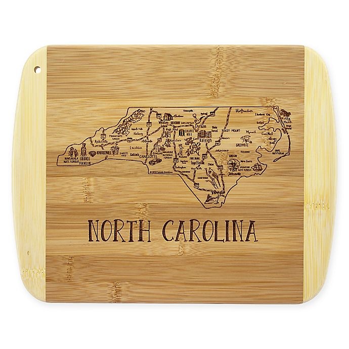 slide 1 of 1, Totally Bamboo North Carolina Slice of Life Cutting Board, 1 ct