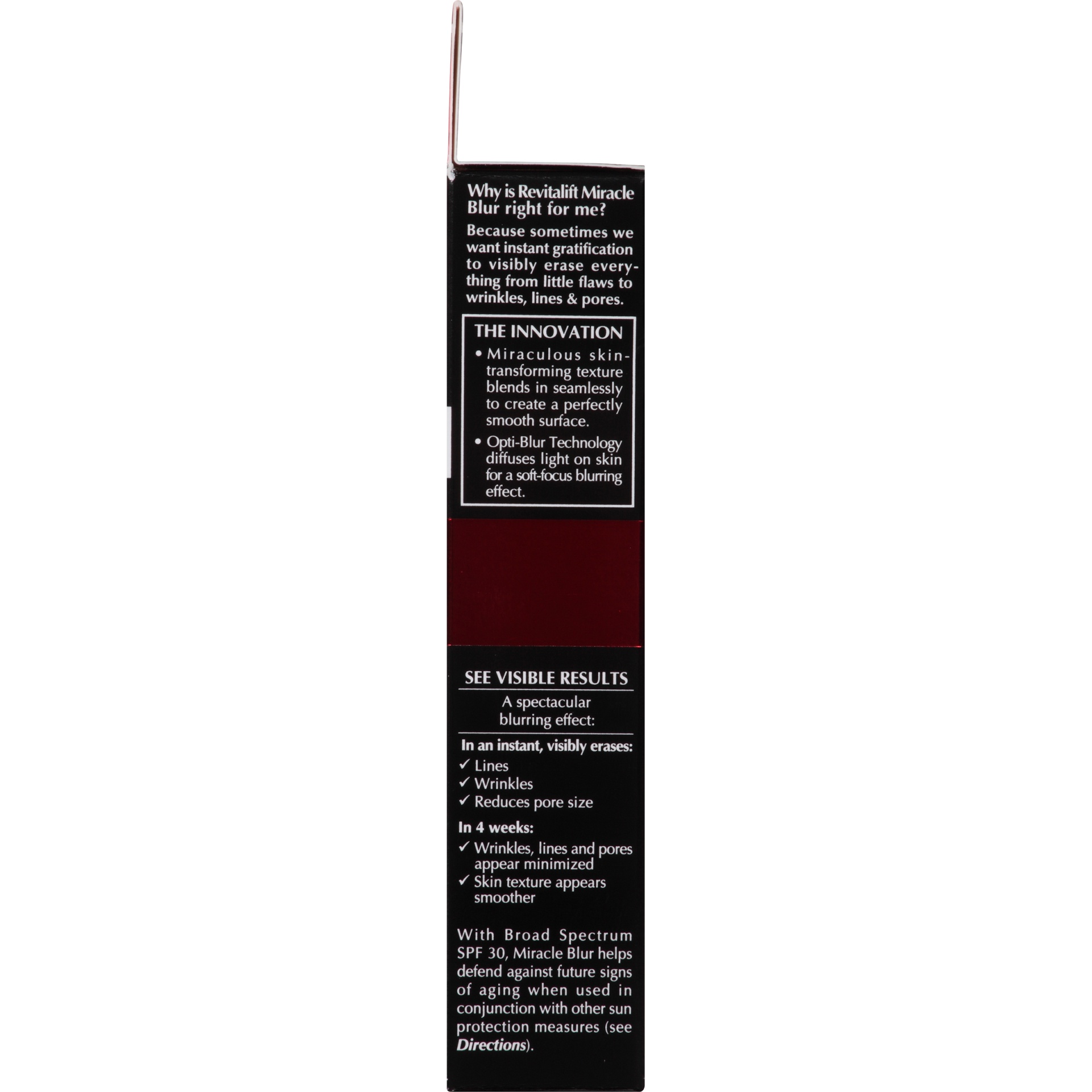 slide 4 of 5, L'Oréal RevitaLift Miracle Blur Instant Skin Smoother Finishing Cream, 1.18 fl oz