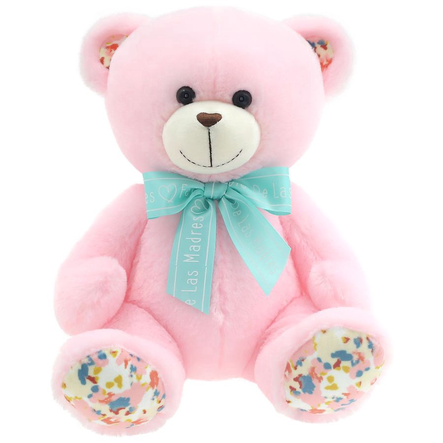slide 1 of 1, Modern Expressions Plush Bear with "Feliz Dia De Las Madres" Bow, 1 ct