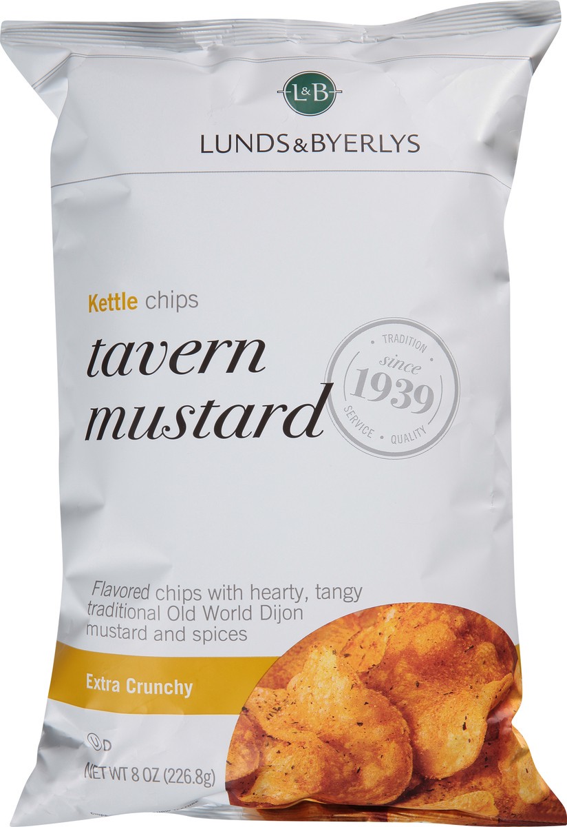 slide 11 of 12, Lunds & Byerlys Extra Crunchy Tavern Mustard Kettle Chips 8 oz, 8 oz