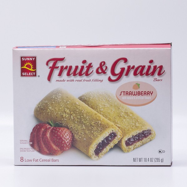 slide 1 of 1, Sunny Select Strawberry Fruit & Grain Bars 8 - 1.3 oz Bars, 8 ct