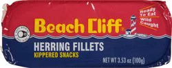 Beach Cliff Herring Fillets Kippered Snacks 3.53 oz. Can