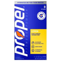 Propel Fitness Powder Electrolyte Stick Packs - Lemon