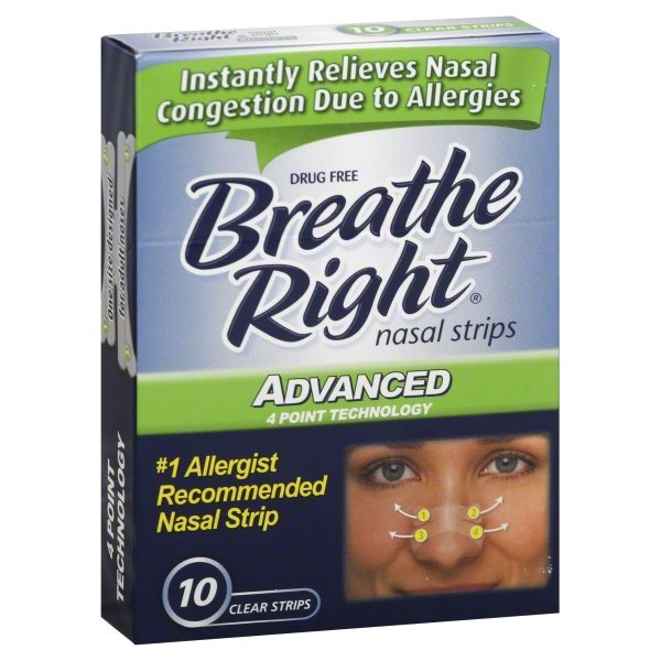 slide 1 of 5, Breathe Right Nasal Strips 10 ea, 10 ct