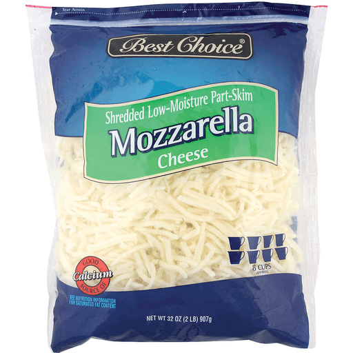 slide 1 of 1, Best Choice Shredded Mozzarella Cheese, 32 oz