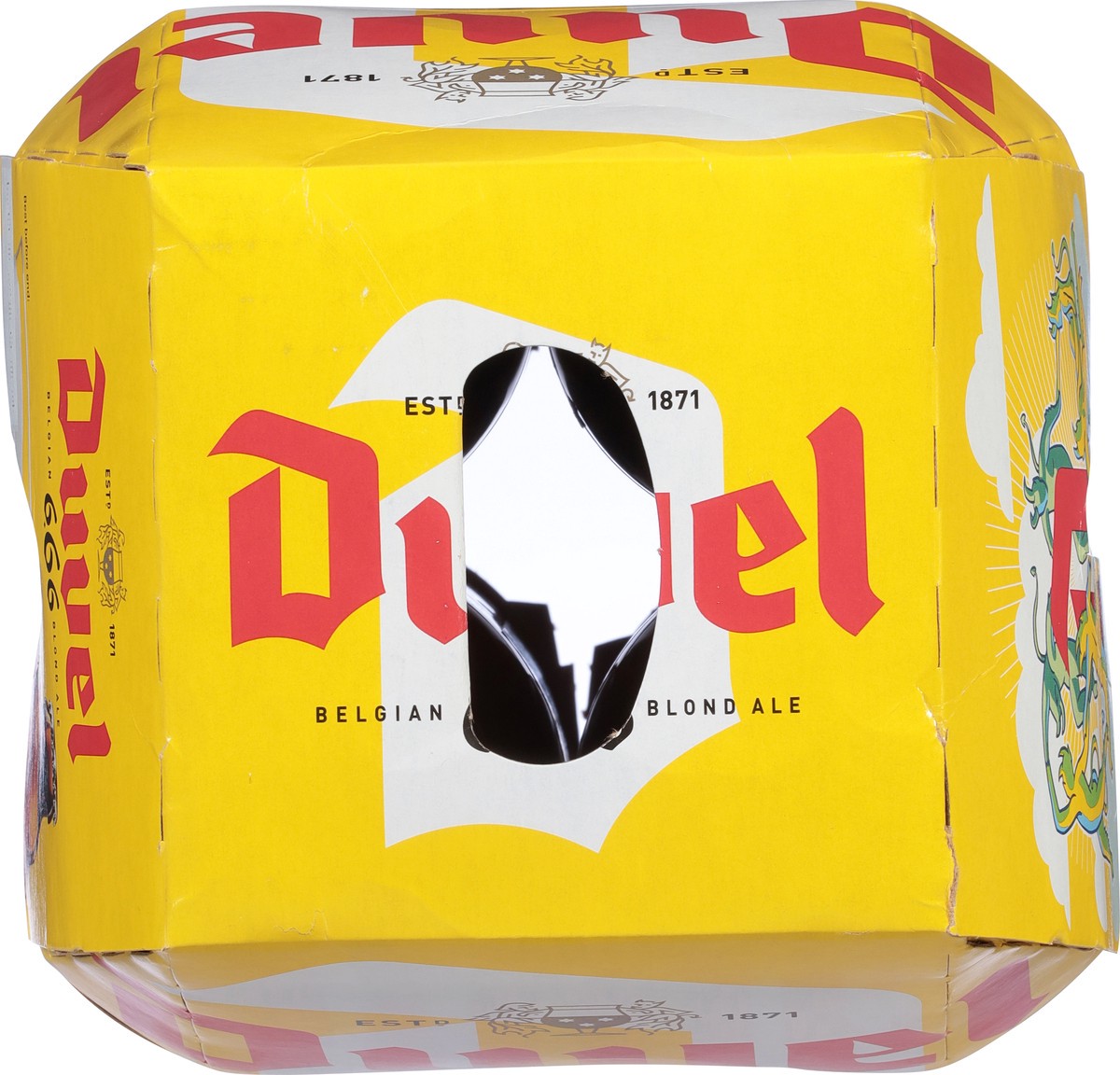 slide 4 of 11, Duvel Belgian Blond Ale Beer 4 - 11.2 fl oz Cans, 44.8 oz