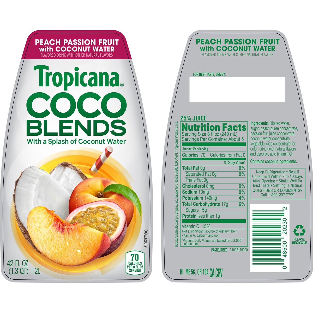 slide 3 of 7, Tropicana Flavored Drink - 42 oz, 42 oz