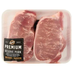Hatfield Premium Reserve Boneless Pork Chops Thick - 2 ct Fresh