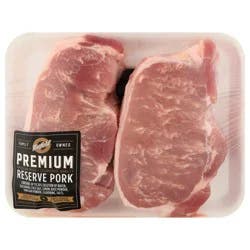 Hatfield Premium Reserve Boneless Pork Chops Thick - 2 ct Fresh