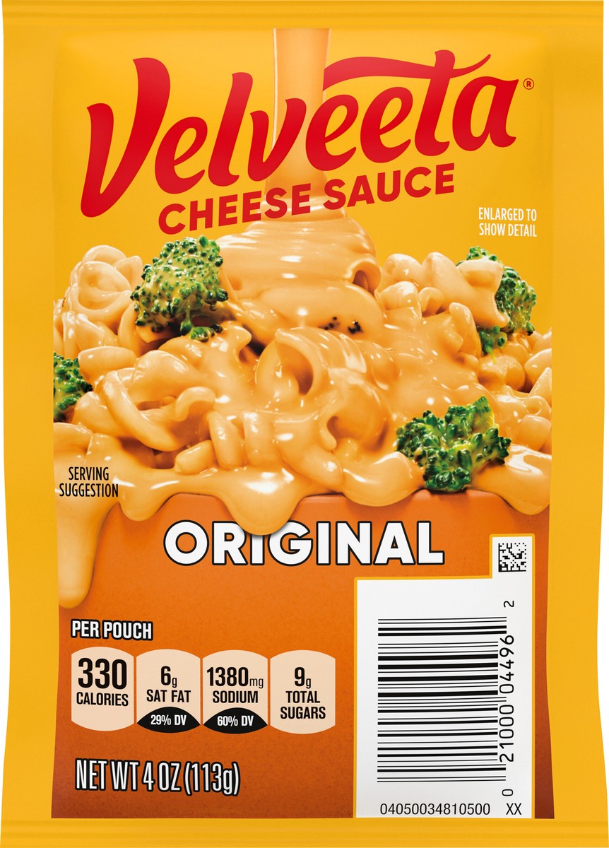 slide 7 of 9, Velveeta Original Cheese Sauce Pouch, 4 oz Packet, 4 oz