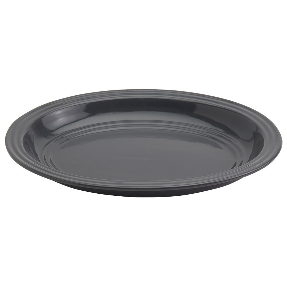 slide 1 of 2, Dash Of That Grace Oval Service Platter Graphite, 1 ct