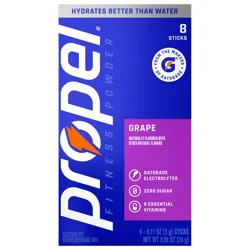 Propel Fitness Powder Electrolyte Stick Packs - Grape
