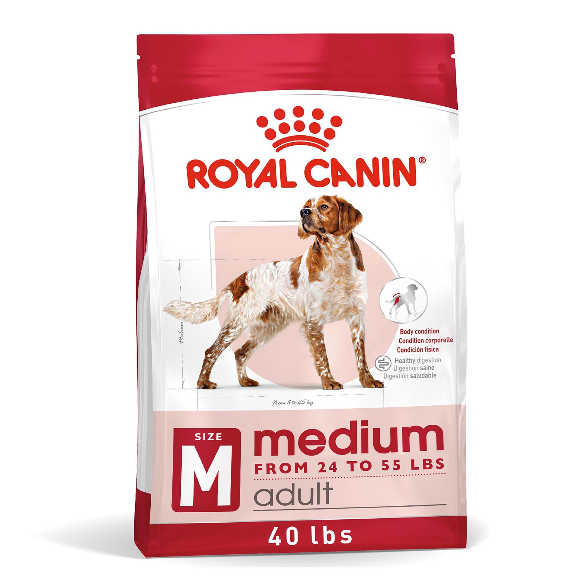 slide 1 of 1, Royal Canin Medium Adult Dog Food 40 lb, 40 lb