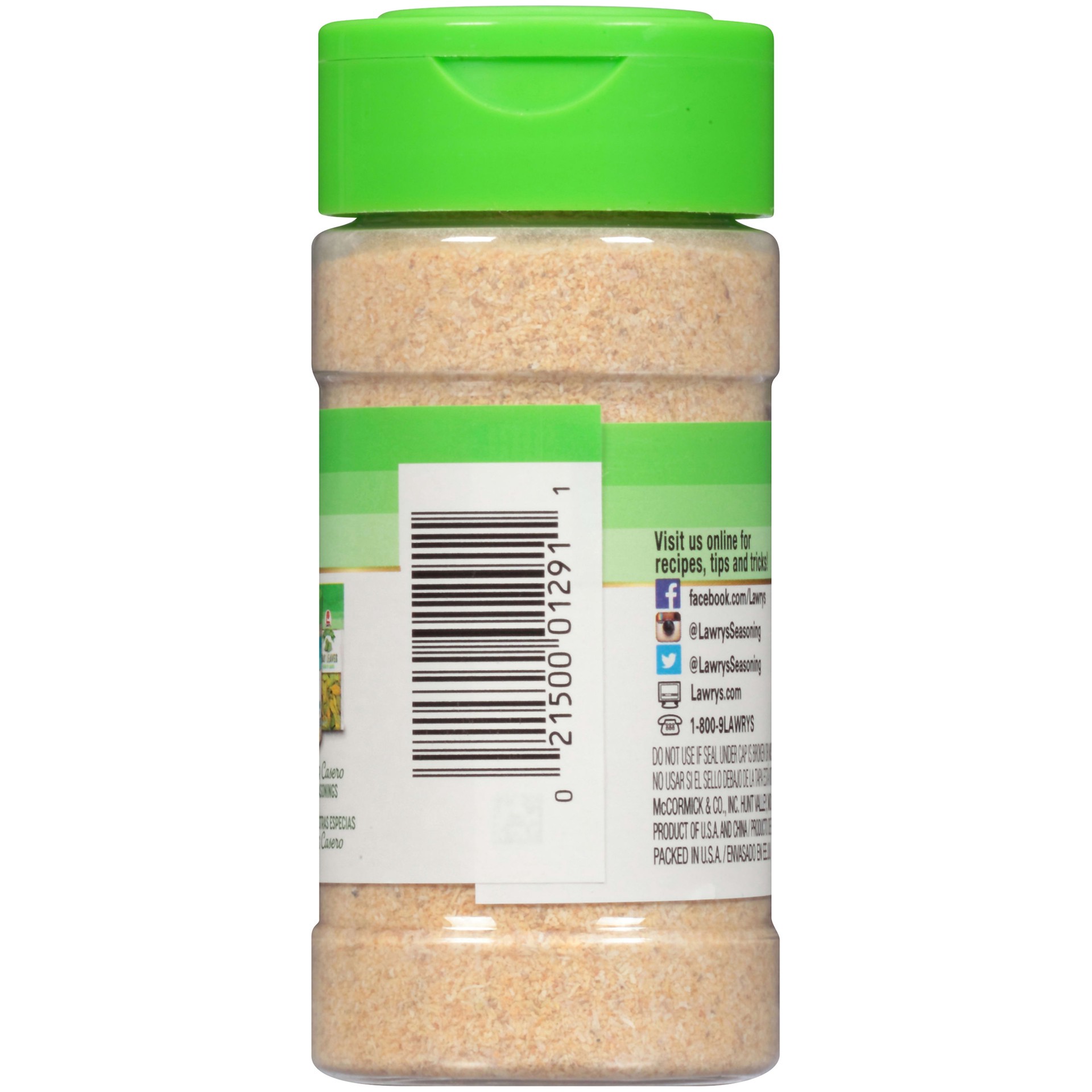 slide 2 of 5, Lawry's Casero Garlic Powder, 2.75 oz, 2.75 oz
