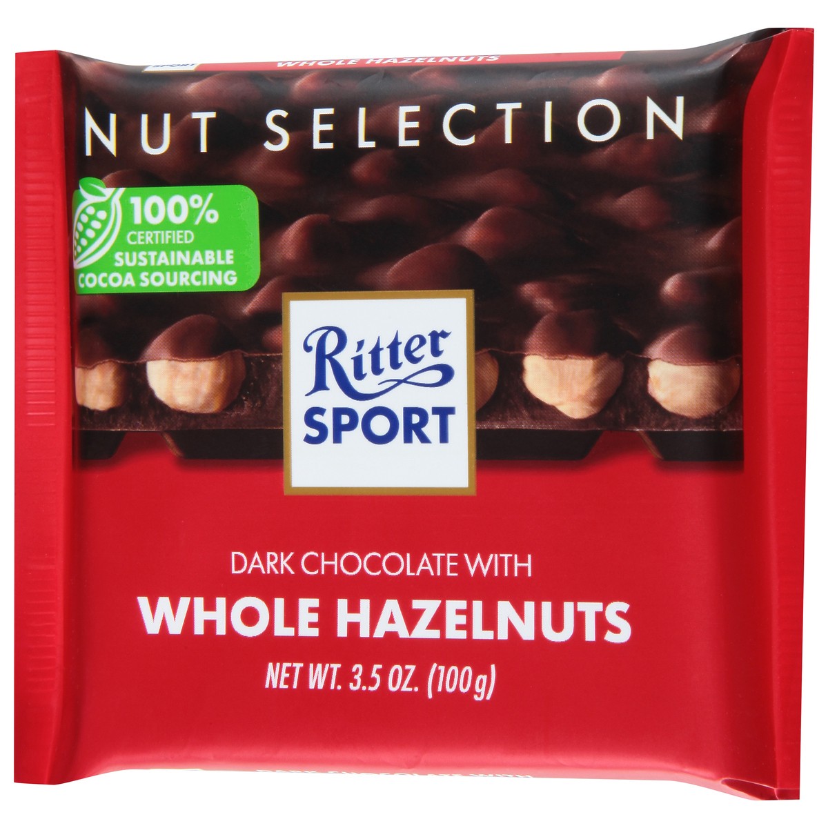 slide 9 of 9, Ritter Sport Nut Selection Dark Chocolate with Whole Hazelnuts 3.5 oz, 3.5 oz