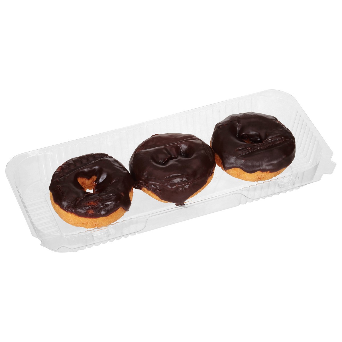 slide 3 of 14, Lunds & Byerlys Chocolate Iced Cake Donuts 3 ea, 1 ct