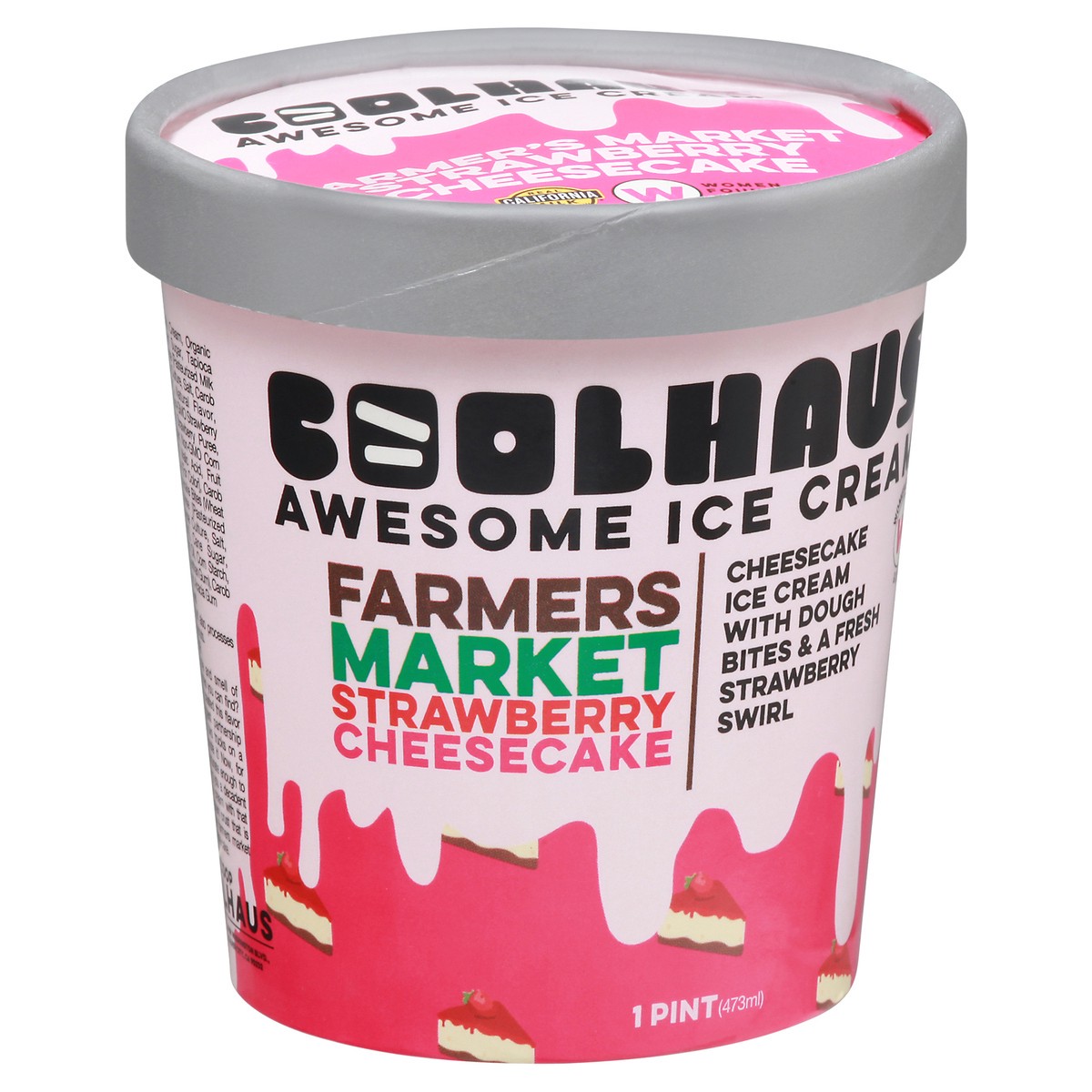 slide 5 of 14, Coolhaus Farmers Market Strawberry Cheesecake Awesome Ice cream 1 pt, 1 pint