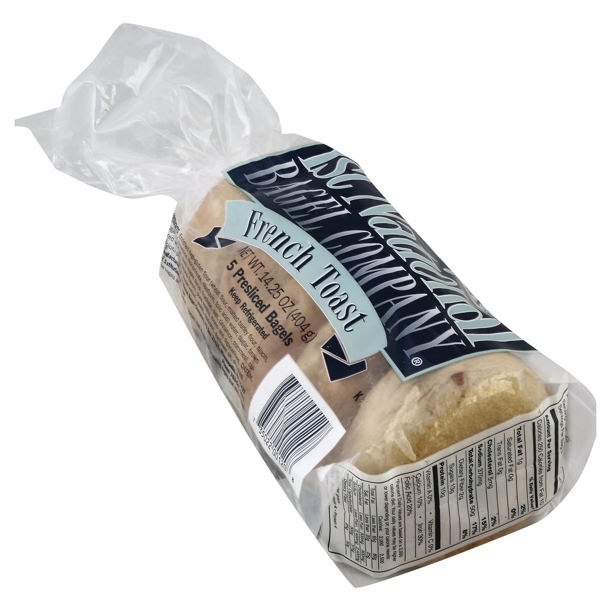 slide 2 of 5, 1st National Bagel Company 1St National French Toast Refrigerated Bagels, 14.25 oz
