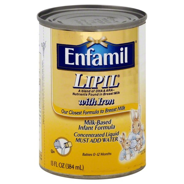 slide 1 of 1, Enfamil Infant Formula, Milk-Based, With Iron, Concentrated Liquid, 13 oz