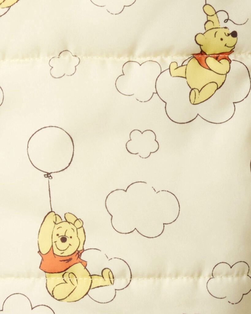 slide 2 of 3, Baby Boy 1-Piece Disney© Winnie the Pooh Pram Snowsuit - Yellow/Cream Cream 24M, 1 ct