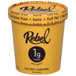 Rebel Salted Caramel Ice Cream 1 pint