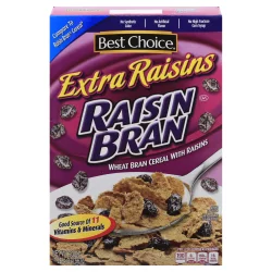 Best Choice Raisin Bran, Extra Raisins