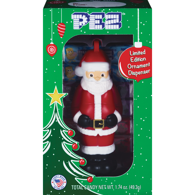 slide 1 of 1, PEZ Santa Claus Ornament Gift, 1 ct
