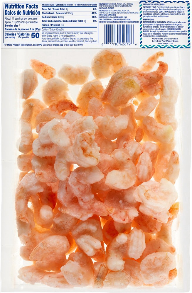slide 2 of 2, Kroger Mercado Shrimp Pieces, 32 oz