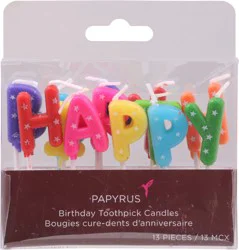 Papyrus Birthday Candle, Happy Birthday