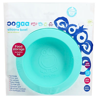 slide 1 of 1, oogaa Silicone Bowl With Lid, 1 ct