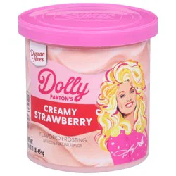 Duncan Hines Dolly Parton's Creamy Strawberry Flavored Frosting, 16 oz.