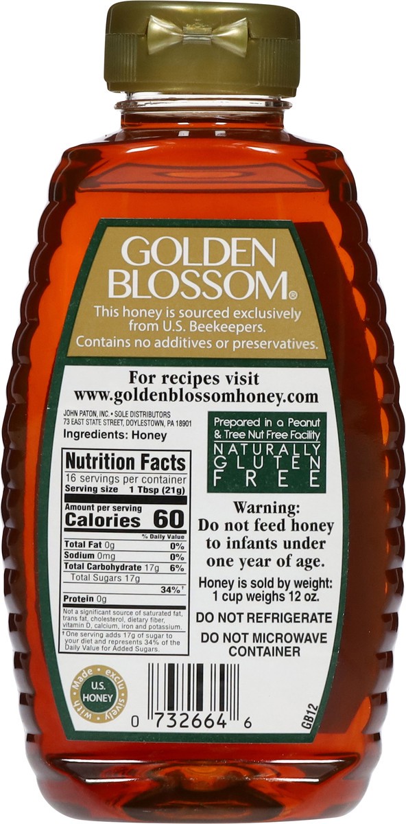 slide 11 of 14, Golden Blossom Honey Pure Premium Honey 12 oz, 12 oz