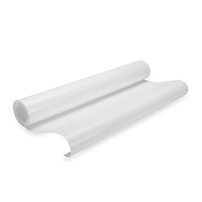 slide 1 of 1, Warp Brothers Lifeliner Non-Adhesive Shelf liner - White, 24 in x 10 ft