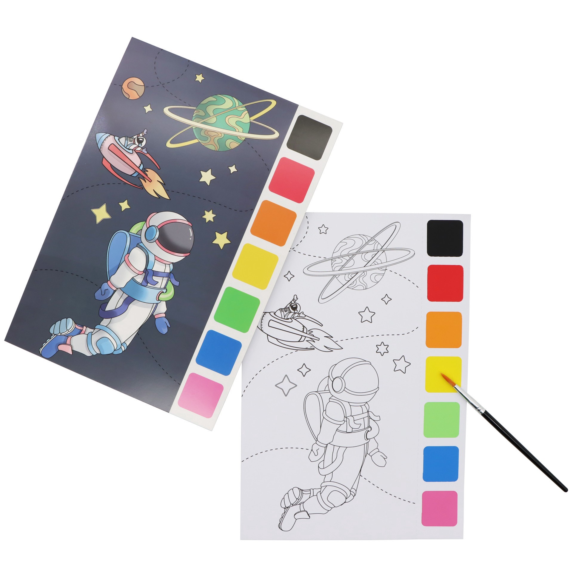 slide 4 of 4, Space Watercolor Kit By Creatology, 6.18 in x 8.97 in