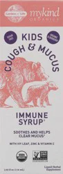 Garden of Life MyKind Organics Kids Cough & Syrup Immune Syrup 3.92 fl oz