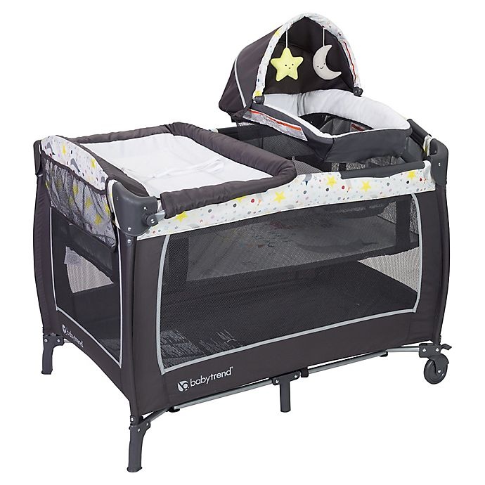 slide 1 of 6, Baby Trend Lil Snooze Deluxe II Nursery Center - Twinkle Twinkle Little Moon, 1 ct