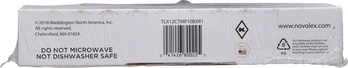 slide 7 of 11, Tableluxe Luxe Plates 12 ea, 12 ct