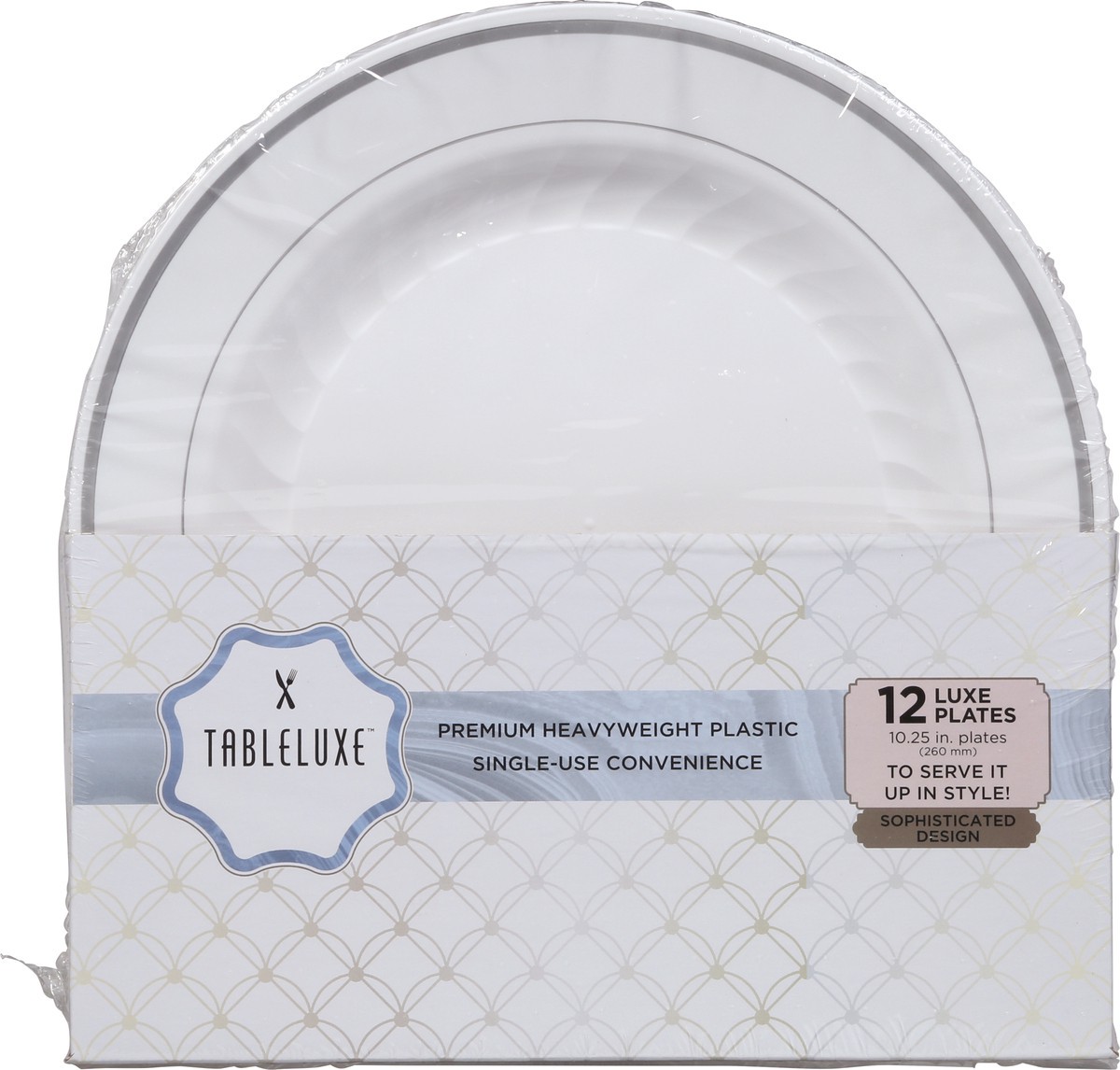 slide 6 of 11, Tableluxe Luxe Plates 12 ea, 12 ct