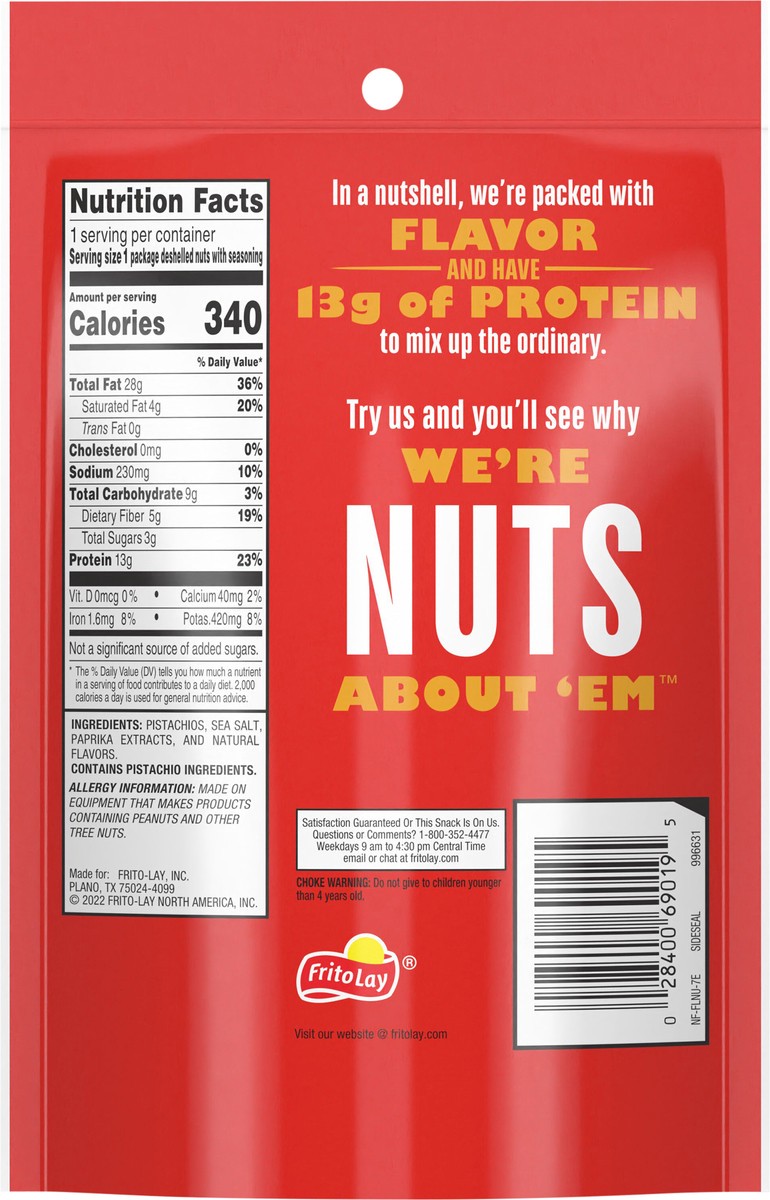 slide 8 of 8, Nut Harvest Pistachios Spicy Flavored, 3.75 oz